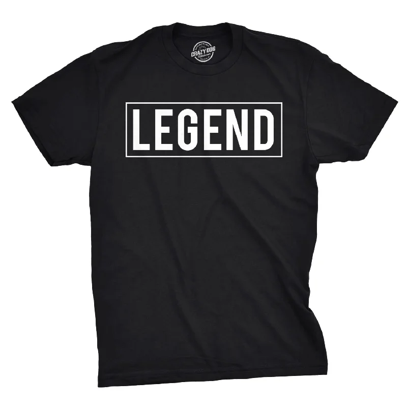 Black T-Shirts-Legend Men's T Shirt