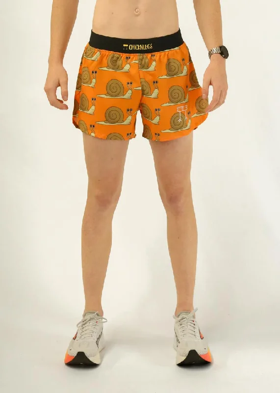 Casual Cotton Shorts-Men's Snail's Pace 4" Half Split Shorts