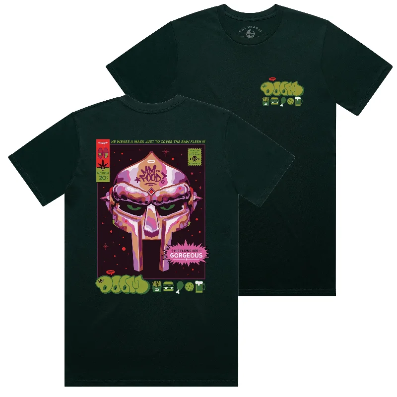 Custom Graphic T-Shirts-MF DOOM - Beef Rapp Shirt (Pine Green)