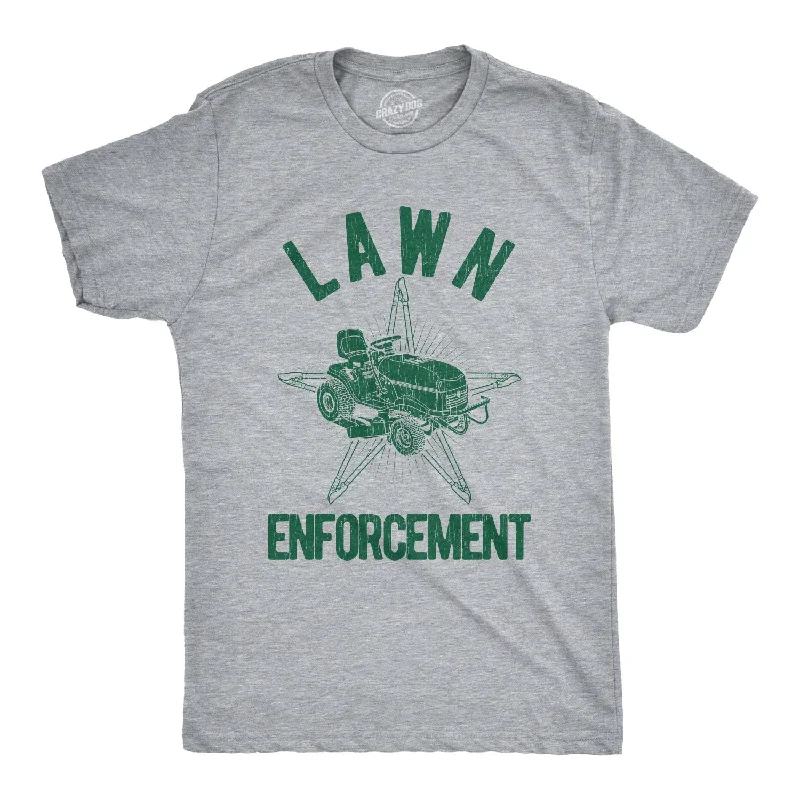 Retro T-Shirts-Lawn Enforcement Men's T Shirt