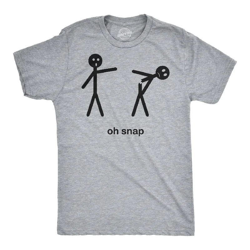 T-Shirts With Pockets-Oh Snap Men's T Shirt