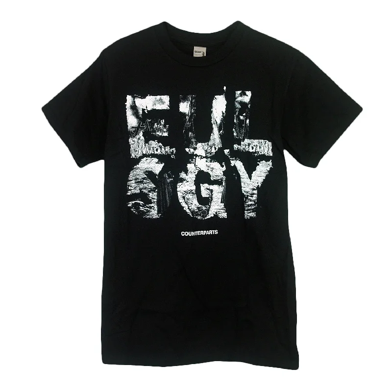 Comfortable Workout T-Shirts-Eulogy Black - Tee