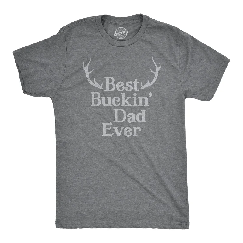 Dark Heather Grey - Buckin Dad