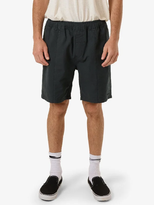 Hybrid Sports Shorts-Thrills Energy Short - Oil Black