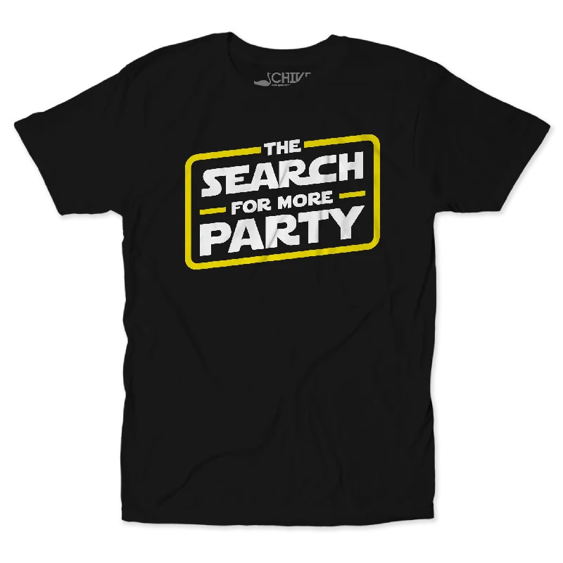 Pink T-Shirts-The Search For More Party V2 Unisex Tee