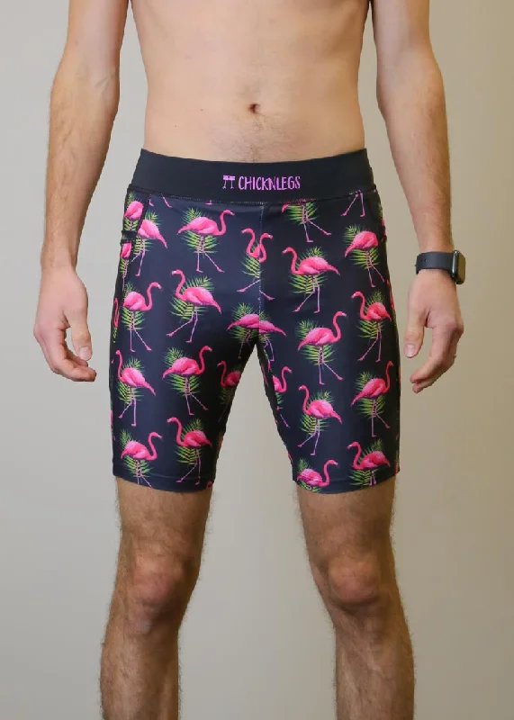 High-Performance Running Shorts-Men's Flamingo 8" Half Tights