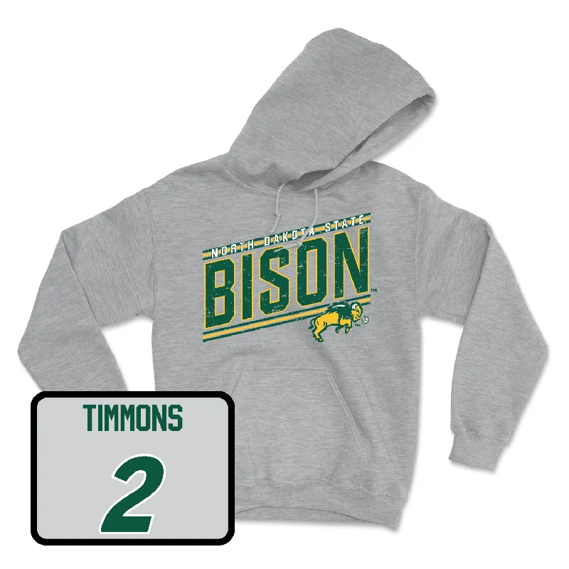 Vintage Style Hoodies-Sport Grey Baseball Vintage Hoodie - Blake Timmons