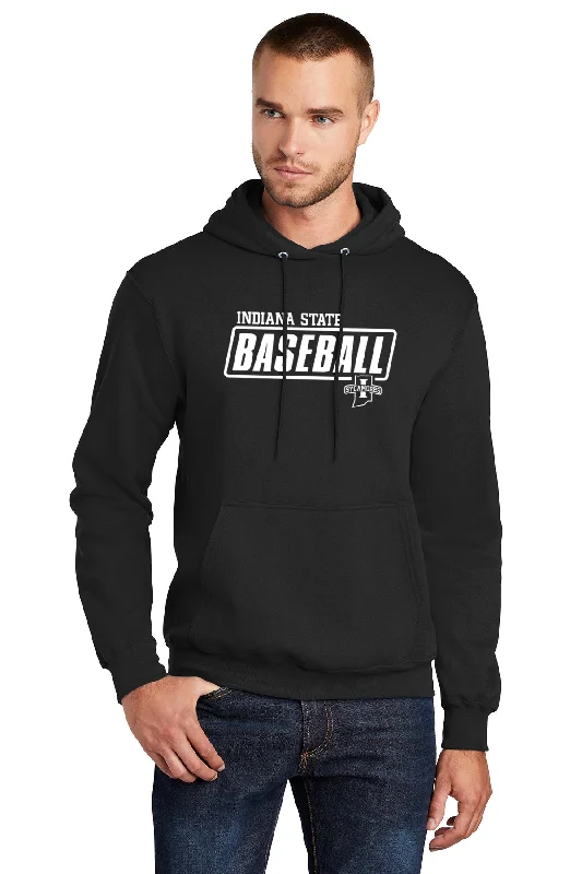 Relaxed Zip Hoodies-Gildan® Unisex Big Text Hoodie - Baseball