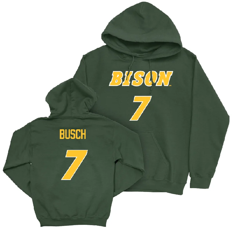 Cozy Winter Hoodies-Green Baseball Player Hoodie - Will Busch