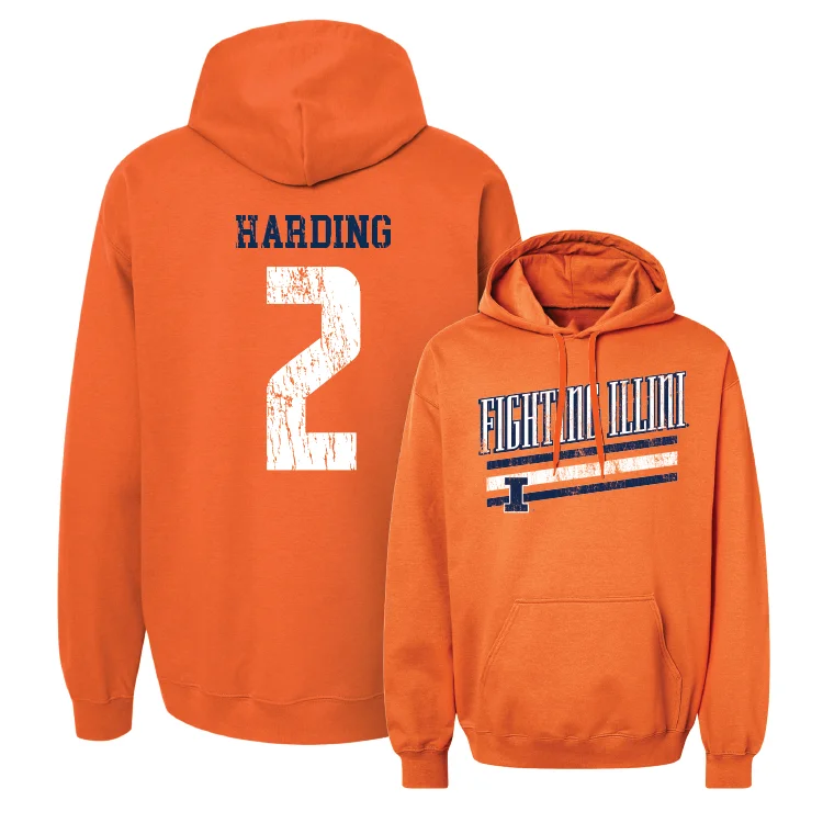 Hoodie For Running-Orange Slant Hoodie - Brody Harding #2