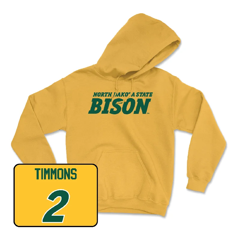 Signature Hoodie-Gold Baseball Bison Hoodie - Blake Timmons