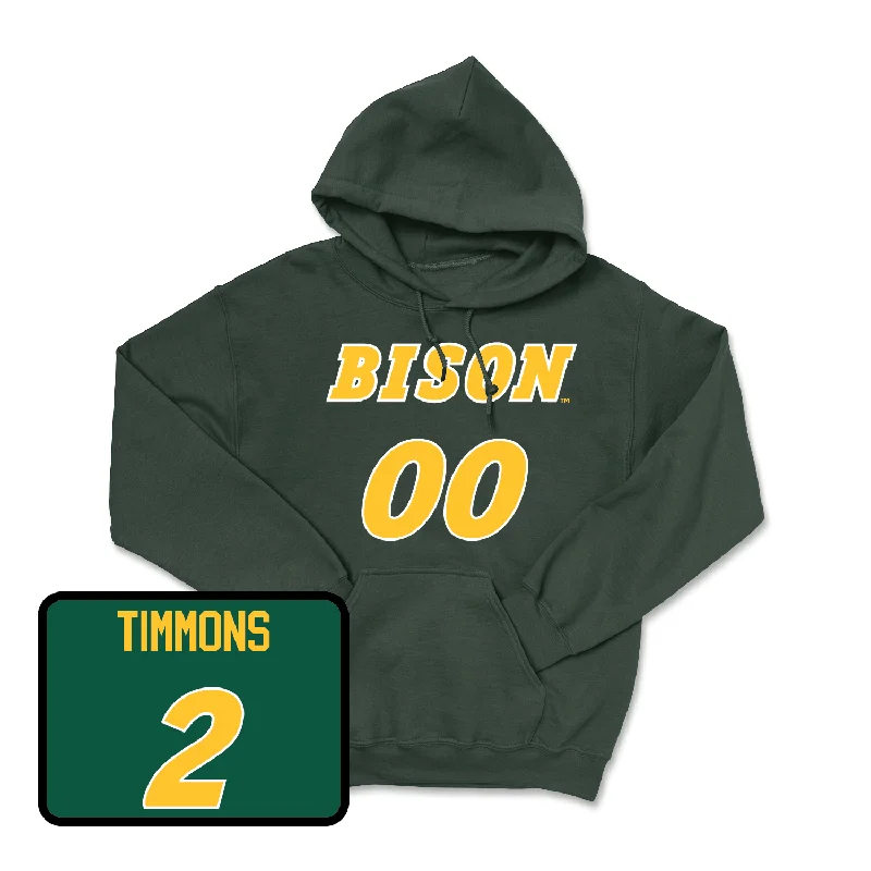 Colorful Zip-Up Hoodies-Green Baseball Player Hoodie - Blake Timmons