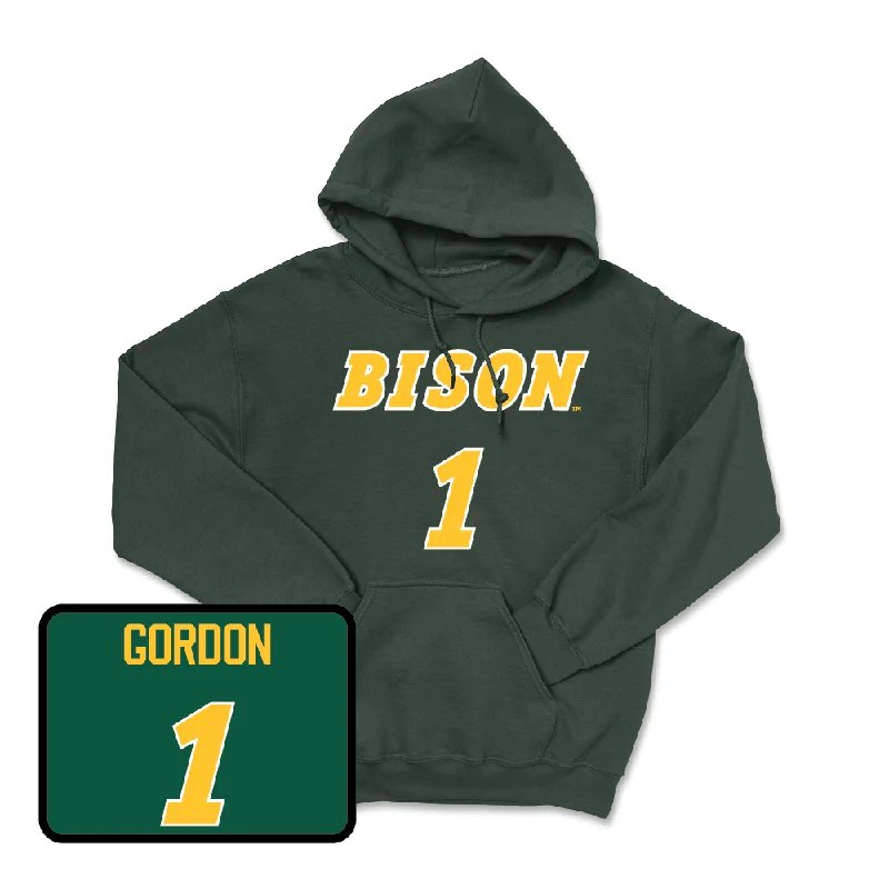 Cool Street Hoodies-Green Baseball Player Hoodie - Noah Gordon