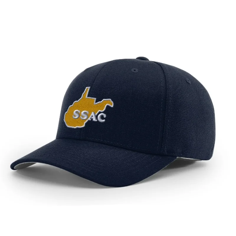 Custom Sports Hats-West Virginia SSAC Navy Performance Umpire Hats